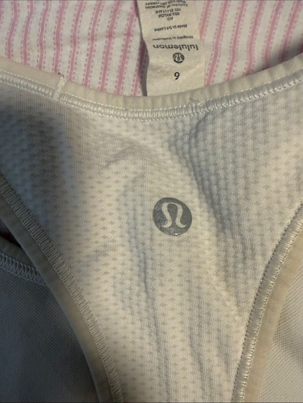 lululemon athletica Cream High-Neck Crop Tank - Picture 2 of 5